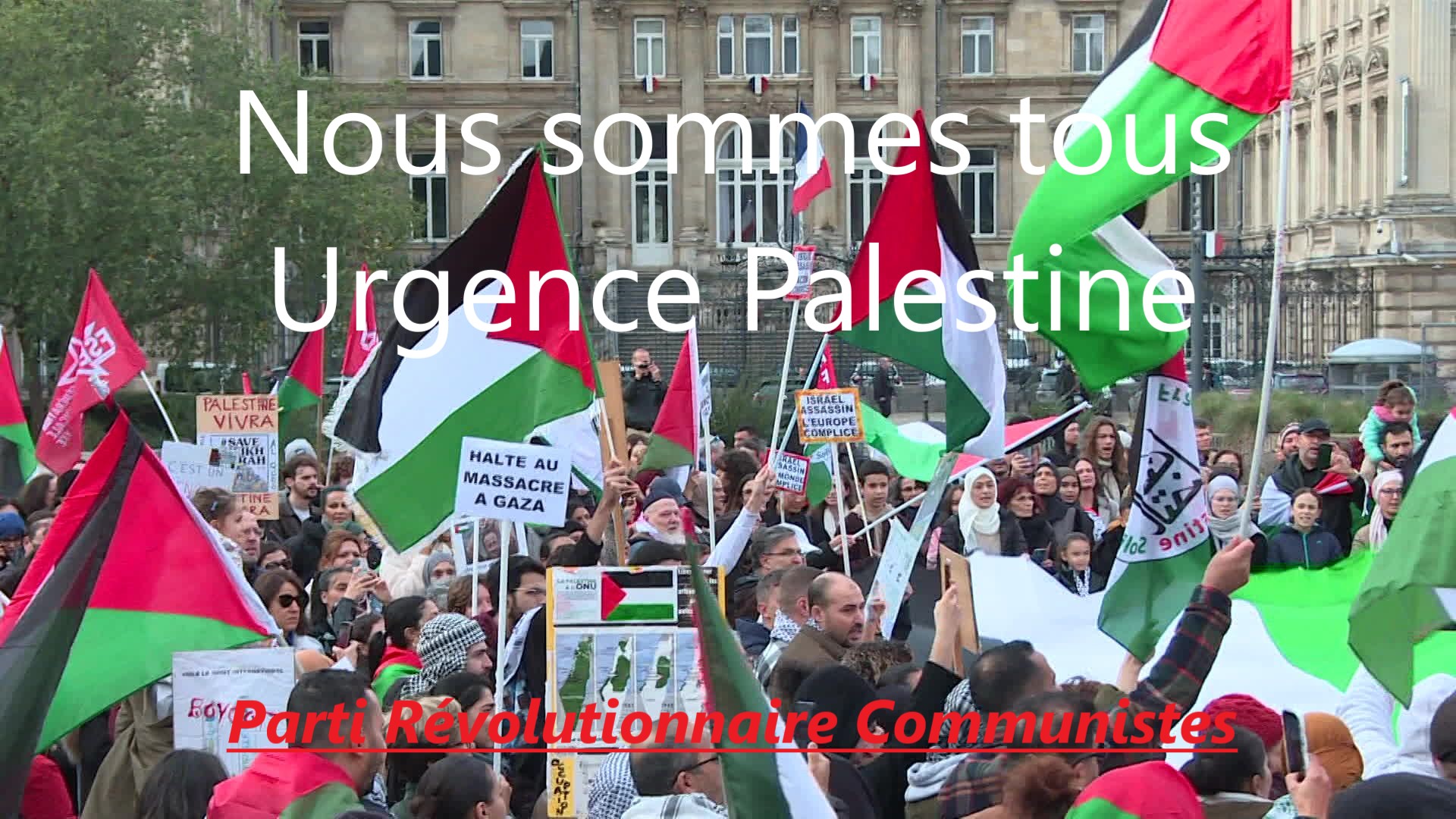 urgence palestine